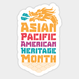 Aapi month gift :Asian Pacific American Heritage Sticker